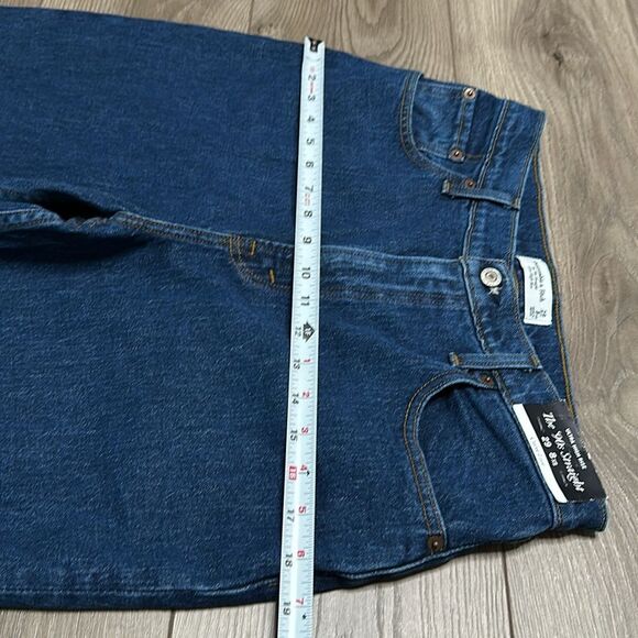 Abercrombie & Fitch The 90’s Straight Ultra High Rise Blue Jeans Curve Love 29 - Picture 9 of 12